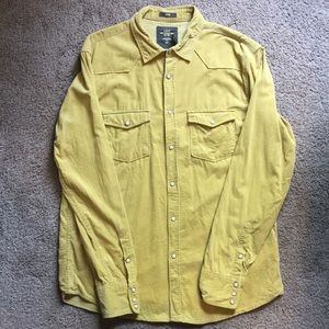 H&M Fitted Corduroy Shirt